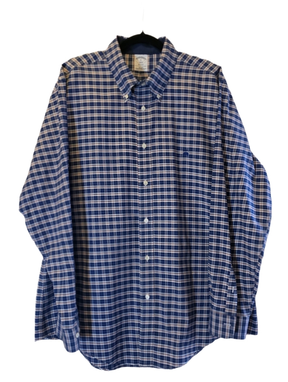 Brooks Brothers 1818 Regent Fit 100% Crisp Supima Cotton No Iron XL EUC